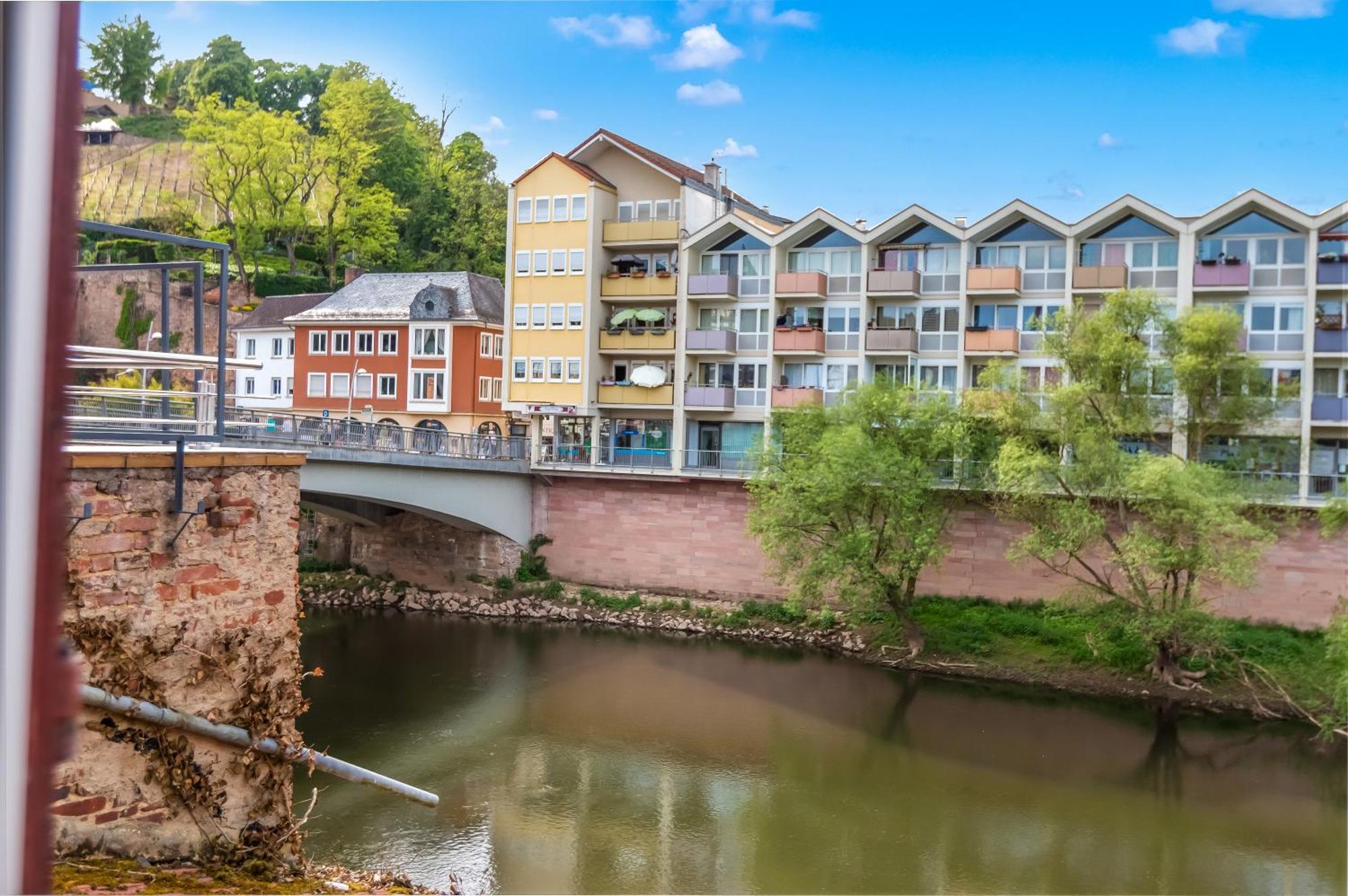 Altstadt Apartment Am Wasser Mit Parkplatz Und Grossem Garten Бад Кройцнах Екстериор снимка